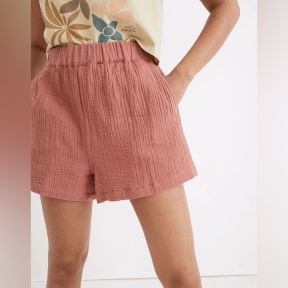 Madewell Easy Pull-On Shorts in Lightspun | NWT $49.50 | XXS - Picture 3 of 6